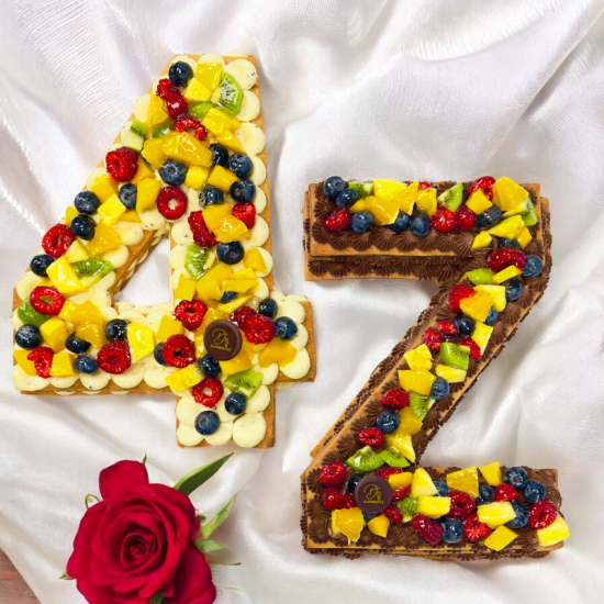 Letter ou Number cake