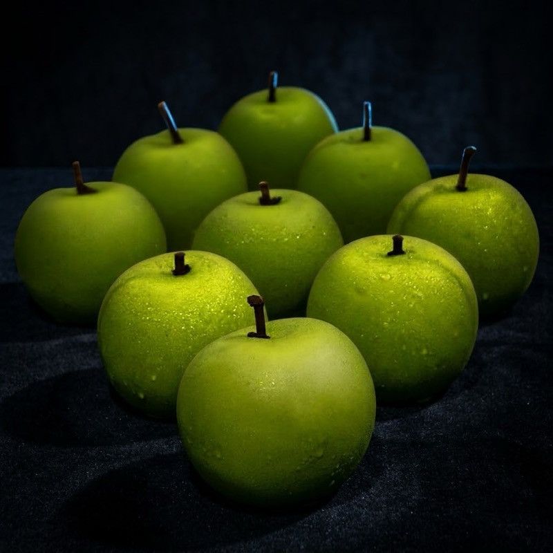 Trompe-l'œil Pomme Granny Smith | Pâtisserie Signature